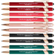 Bible Verse Ballpoint Pen Set (10PCS)