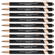 Bible Verse Ballpoint Pen Set (10PCS)