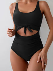 👙Women's One Piece Swimsuit Tummy Control Slimming Bathing Suit Cutout Tie Knot Swimwear