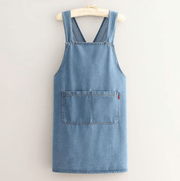 Adult Jour Apron - Lightweight Cotton Apron with Front Pocket, Ideal for Everyday Use, Waist Strap