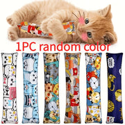 Bite-Resistant Crinkle Plush Pillow Interactive Pet Toy