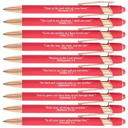 Bible Verse Ballpoint Pen Set (10PCS)
